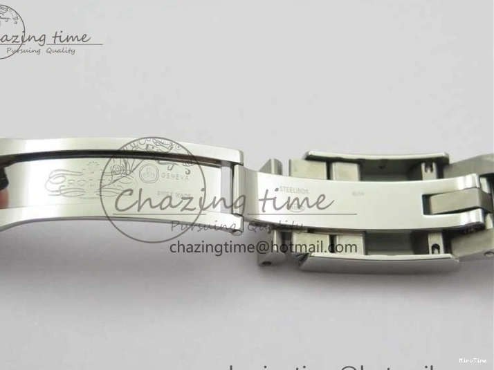 MiroTime 0401 GMT-Master II White Blue Diamonds Bezel 904L Steel GMF Best Edition Black Dial On Jubilee Bracelet SA3285 CHS V Original 2579